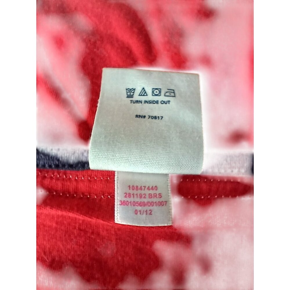 Victorias Secret Pink Red Sox V Neck T Shirt L Boston Play Ball Red Blue White - Picture 15 of 15